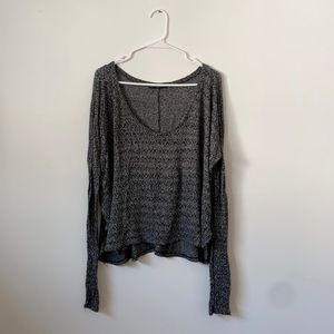 Lightweight Brandy Melville Wide V-Neck Sweater